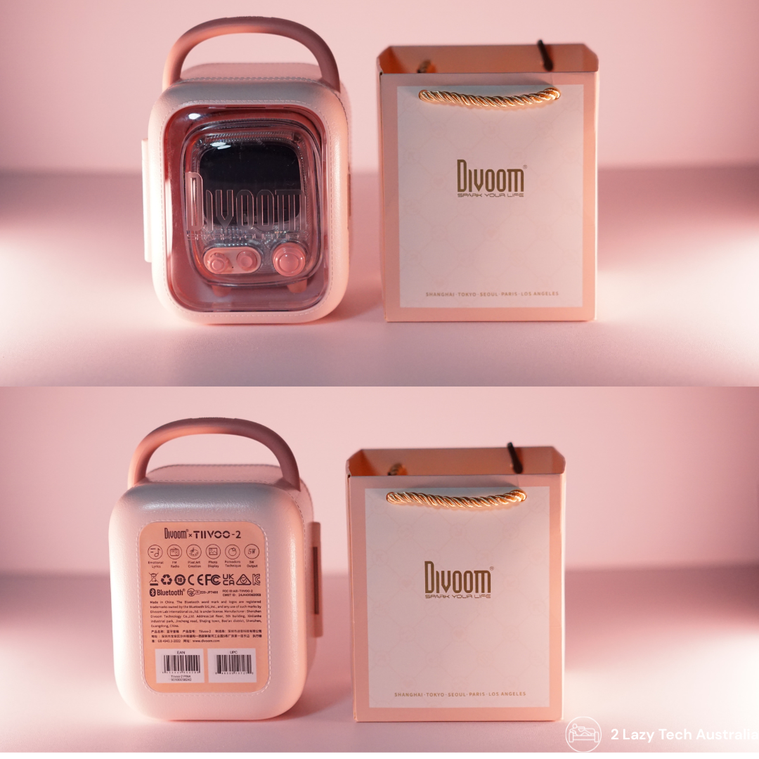 Divoom Tiivoo-2 Bluetooth Speaker and Album