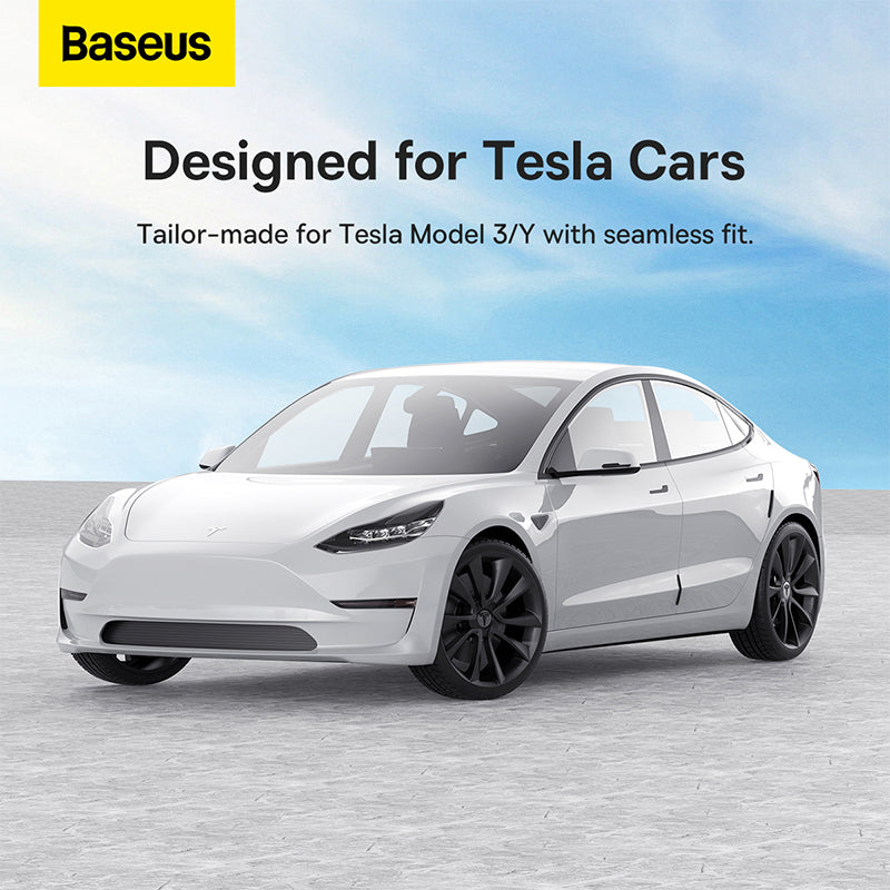 Baseus T-Space Bumper Guard Kit For Tesla Model 3/Y-Cluster Black (Pack of 6)