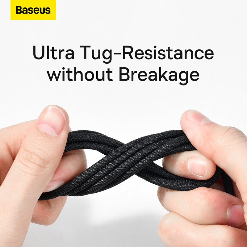 Baseus Tungsten Gold Fast Charging Data USB to Type-C Cable Black