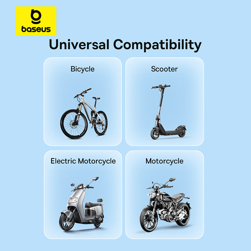 Baseus PrimeTrip Series Stick-on Type Bike Phone Mount Cosmic Black