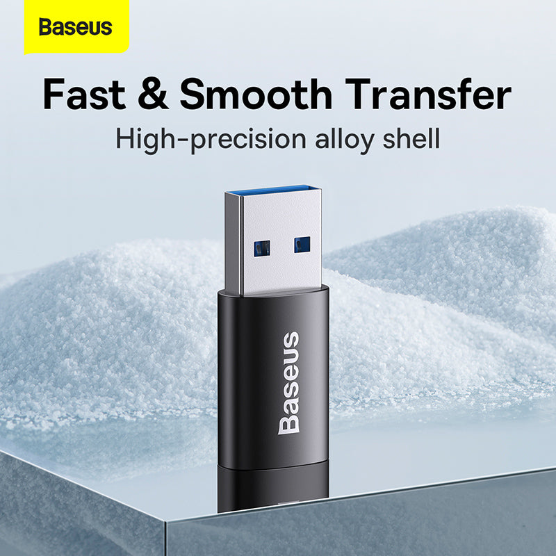 Baseus Ingenuity Series Mini OTG Adaptor USB 3.1 to Type-C  Black
