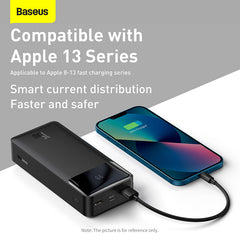 Baseus Bipow 30K 15W 4-Port Power Bank with Digital Display (Black)