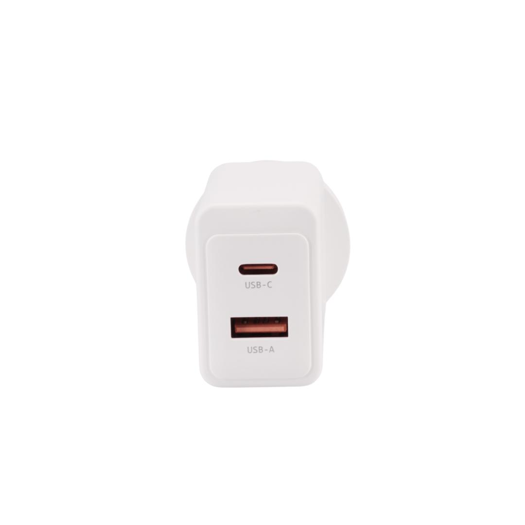 Tancotx PowerCube45 45W Dual-Port Fast Charger White