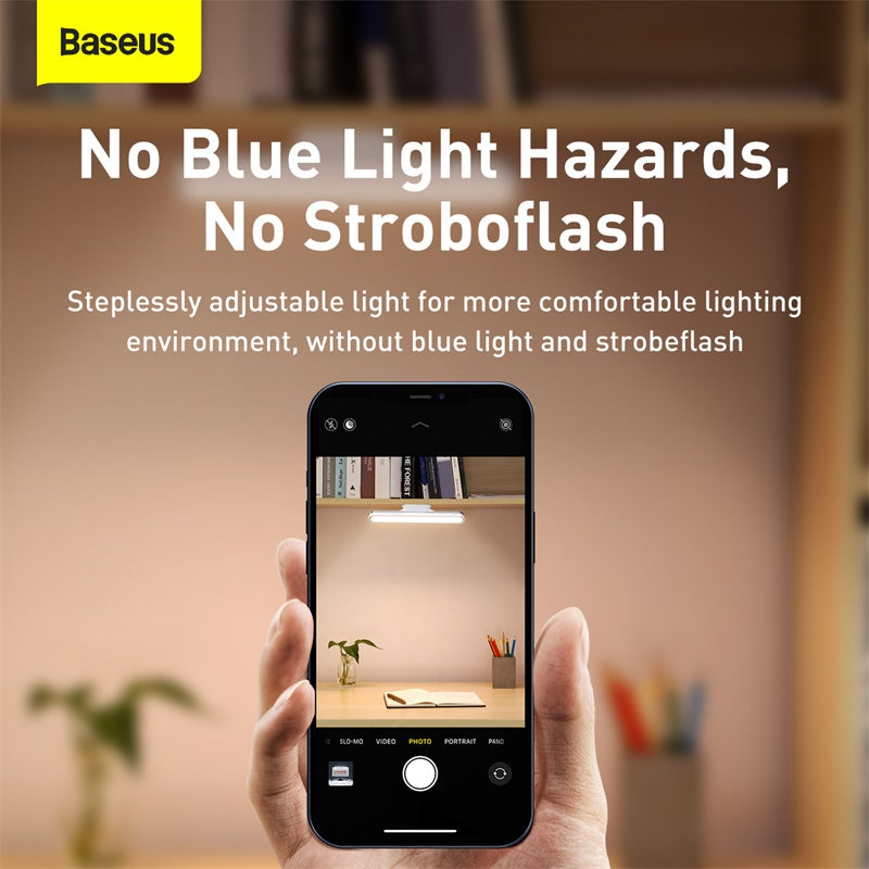 Baseus Magnetic Stepless Dimming Charging Desk Lamp Pro-White