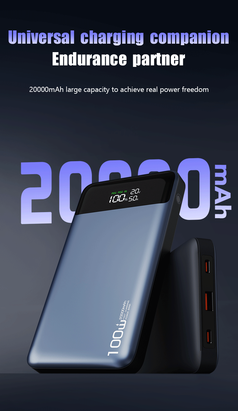 Tancotx VoltEdge 20K 100W Fast Charging Power Bank