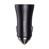 Baseus Golden Contactor Pro Car Charger (Dark Gray) - 2C