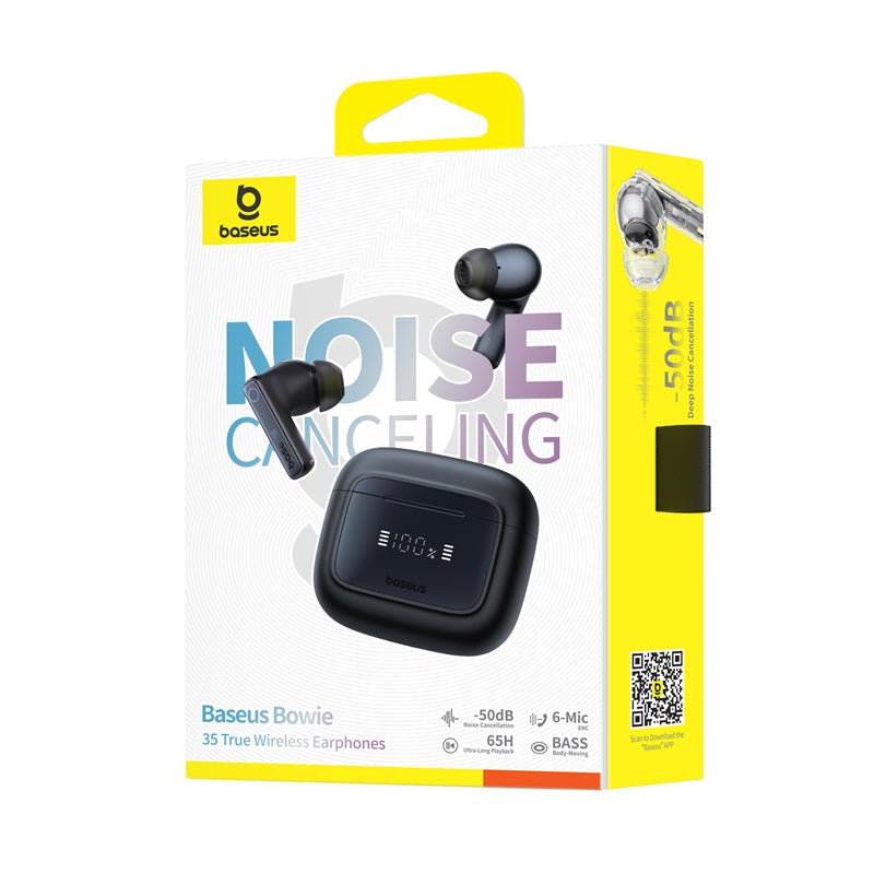 Baseus Bowie 35 True Wireless Earphones Cosmic Black