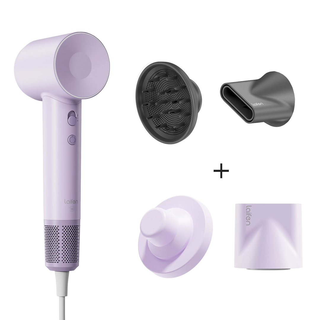 Laifen SE High Speed Hair Dryer + Free Nozzle & Wall Mount