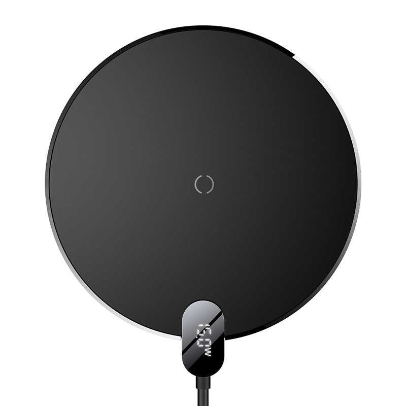 Baseus Gen 2 Wireless Charger with Digital Display 15W (Black)