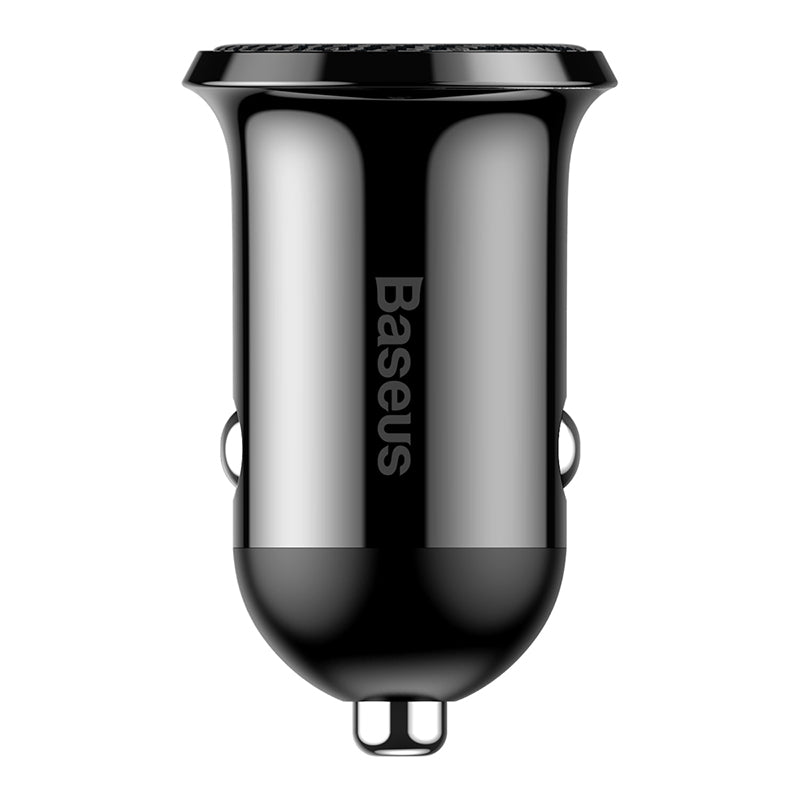 Baseus Grain Pro Car Charger (Black/White) - 2A