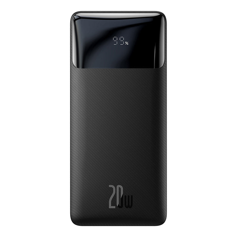 Baseus Bipow 10K 20W 4-Port Power Bank with Digital Display (Black)