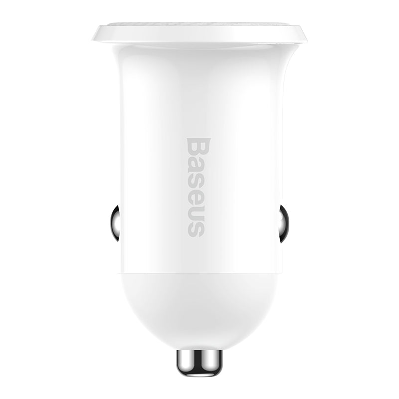 Baseus Grain Pro Car Charger (Black/White) - 2A