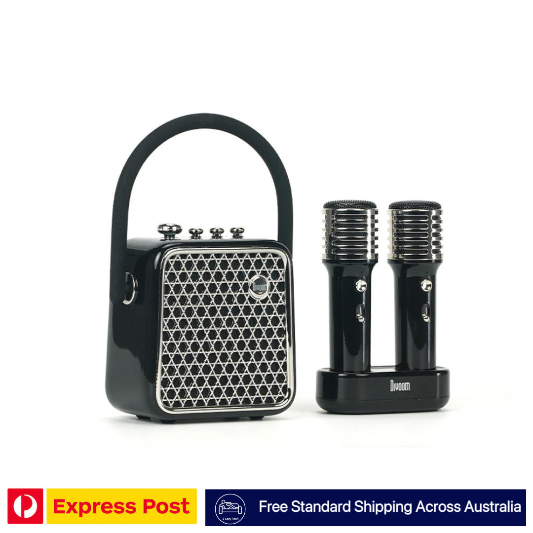 Divoom SongBird-HQ-SE Portable Bluetooth Speaker – Retro Pixel Art Design | Compact Audio | AU Stock