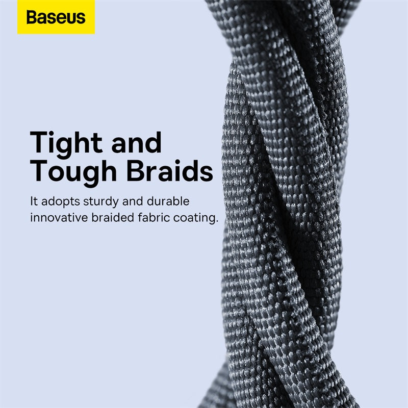 Baseus Crystal Shine Series USB-A to Lightning Charging Cable 2M Black