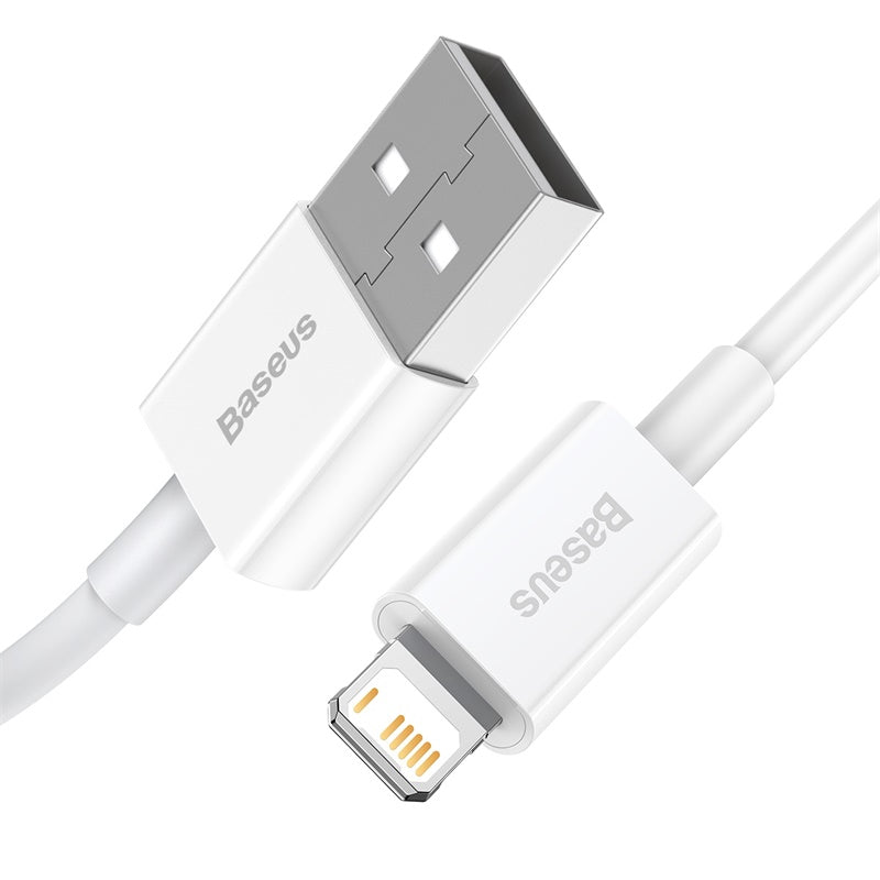 Baseus Superior Series USB-A to Lightning Charging Cable 0.25M White