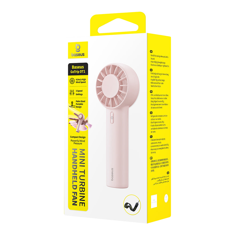 Baseus GoTrip DTI Mini Turbine Handheld Fan – 3-Speed Portable Fan
