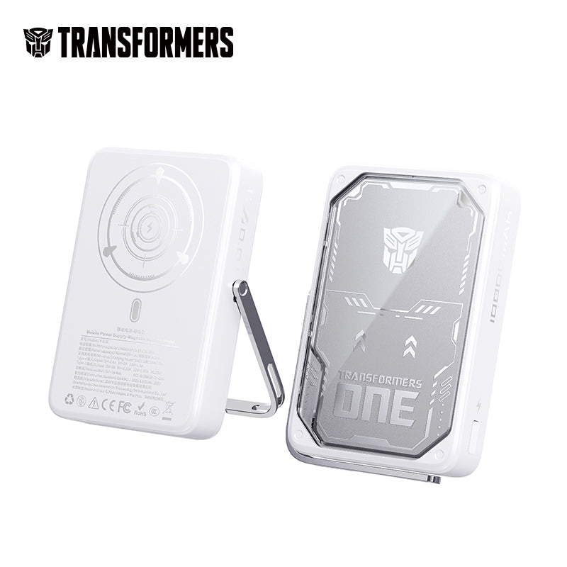 Transformers TF-D36 10000mAh Magnetic Wireless Power Bank – 15W Mag Wireless, 20W USB-C, 18W Fast Input