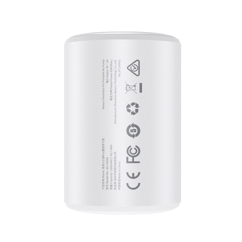 Baseus PocketGo Pro Series Portable Air Pump Stellar White