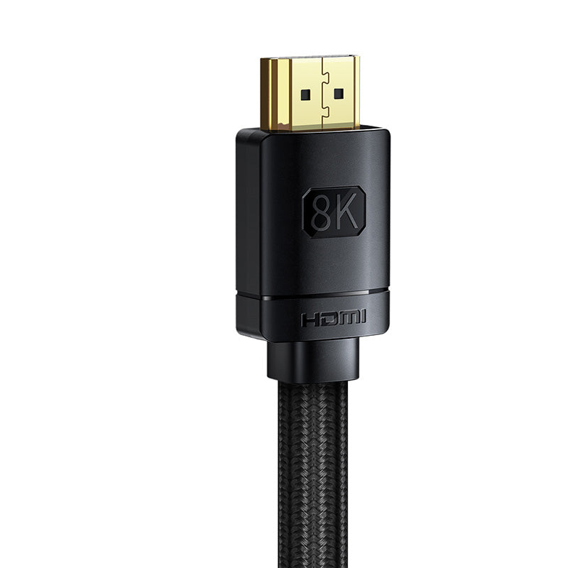 Baseus High Definition Series HDMI 8K to HDMI 8K Adapter Cable 1/2/3m Black