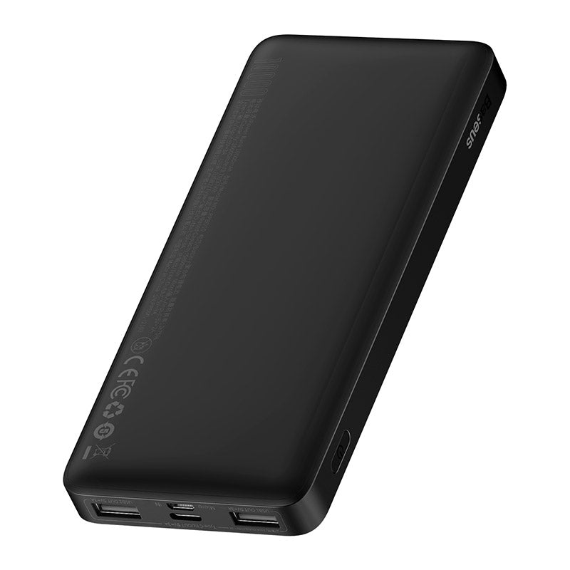 Baseus Bipow 10K 15W 4-Port Power Bank with Digital Display (Black)