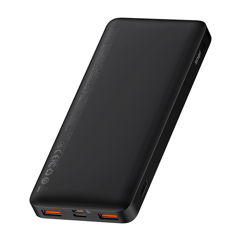 Baseus Bipow 10K 20W 4-Port Power Bank with Digital Display (Black)
