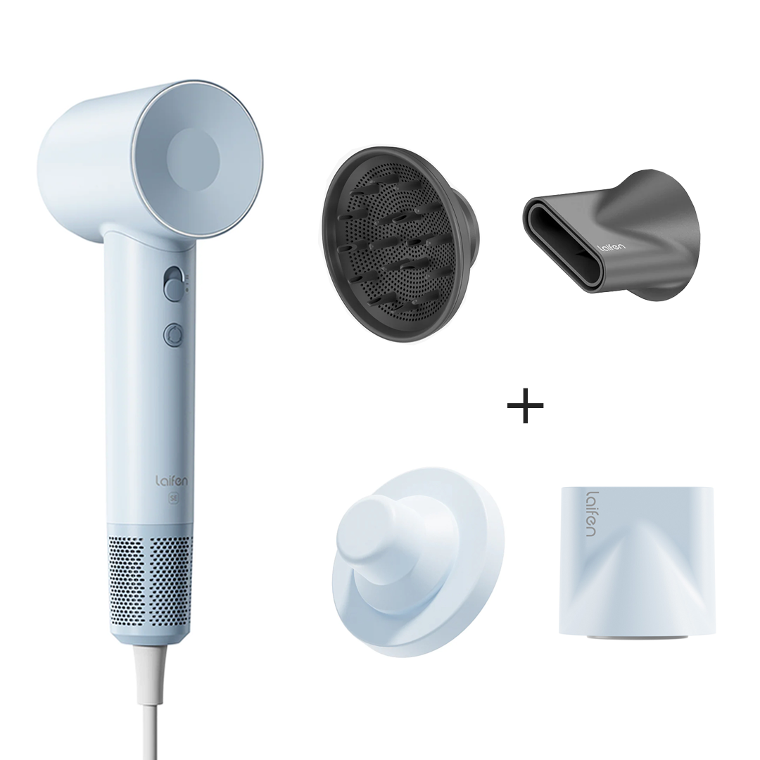 Laifen SE High Speed Hair Dryer + Free Nozzle & Wall Mount