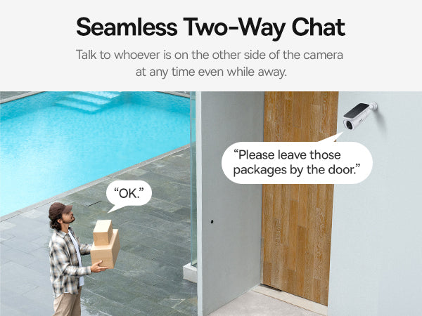 Baseus Security S1 Outdoor Camera 2K-White