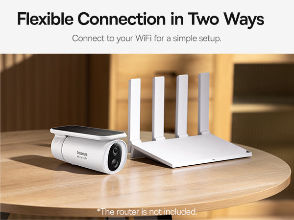 Baseus Security S1 Outdoor Camera 2K-White