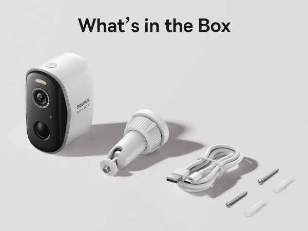 Baseus Security N1 Plus Outdoor Camera 2K White