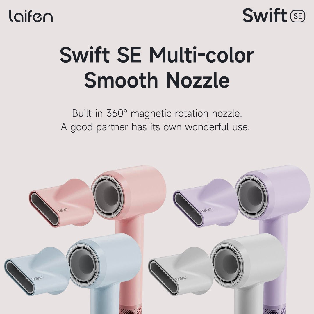 Laifen SE High Speed Hair Dryer + Free Nozzle & Wall Mount