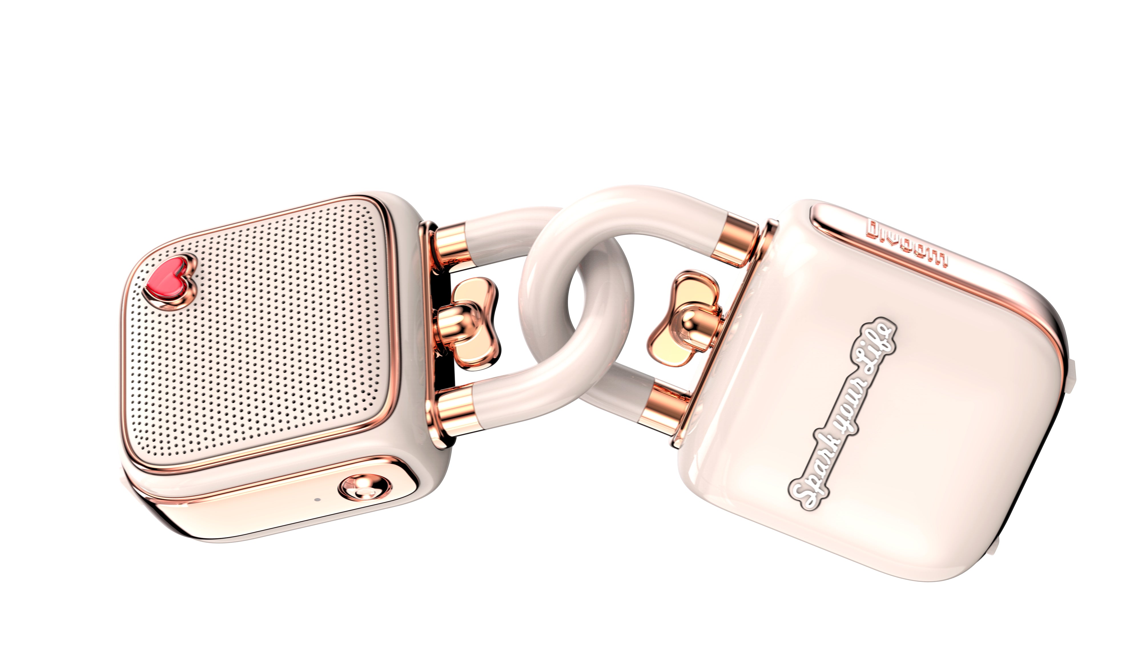 Divoom Lovelock Bluetooth Speaker - Pink Color