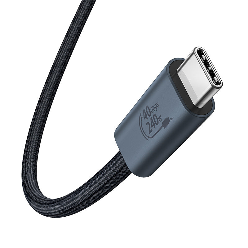 Baseus Flash Series Gen2 USB4 Type-C to Type-C Charging Cable 240W 1M Black