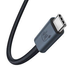 Baseus Flash Series Gen2 USB4 Type-C to Type-C Charging Cable 240W 1M Black