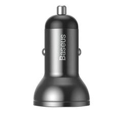 Baseus Digital Display Dual USB 4.8A Car Charger 24W