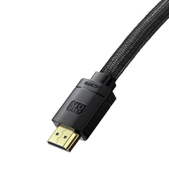 Baseus High Definition Series HDMI 8K to HDMI 8K Adapter Cable 1/2/3m Black