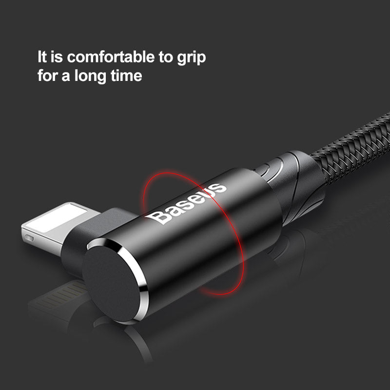 Baseus MVP Elbow Type Cable USB For IP 1.5A 2M Black