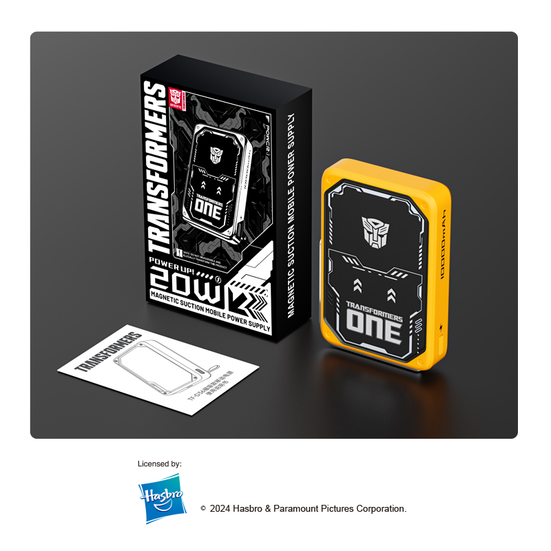 Transformers TF-D36 10000mAh Magnetic Wireless Power Bank – 15W Mag Wireless, 20W USB-C, 18W Fast Input