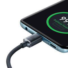 Baseus Crystal Shine Series Type-C to Type-C Charging Cable 100W 2M Black