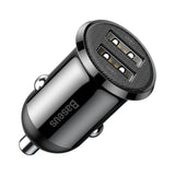 Baseus Grain Pro Car Charger (Black/White) - 2A