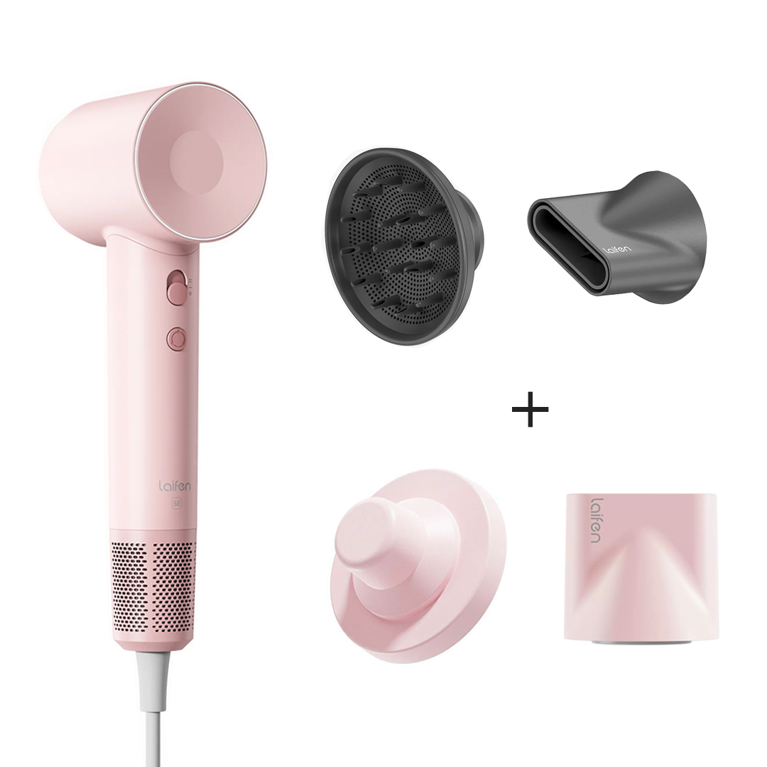 Laifen SE High Speed Hair Dryer + Free Nozzle & Wall Mount