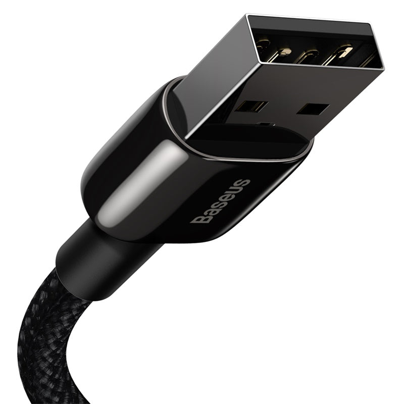 Baseus Tungsten Gold Fast Charging Data Cable USB to iP 2.4A Black
