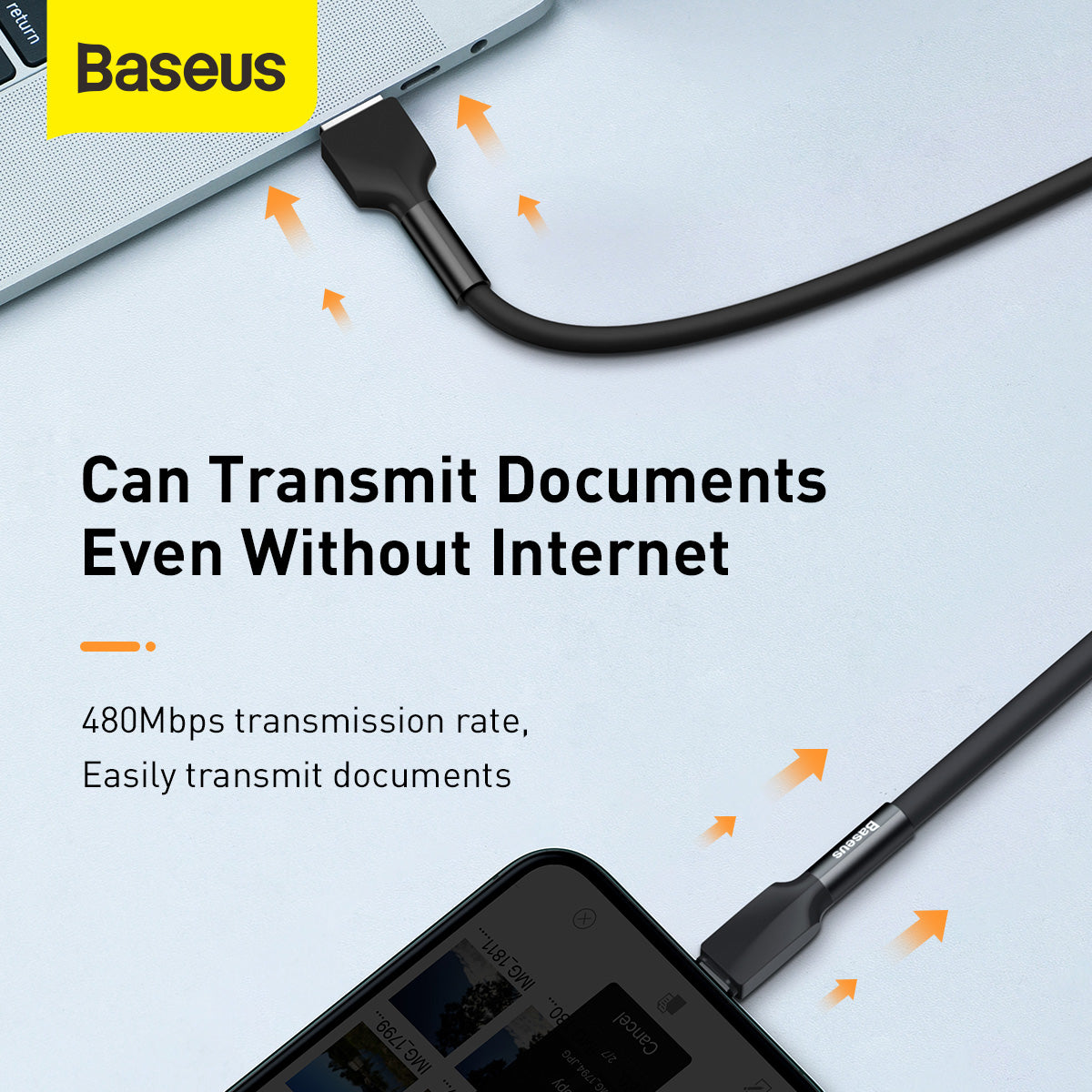 Baseus Jelly Liquid Silica Gel USB-A to Lightning Charging Cable 1.2M