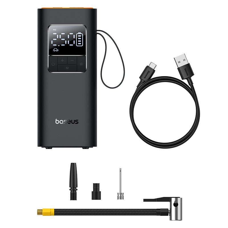Baseus Super Mini Pro Series Wireless Car Inflator-Cluster Black