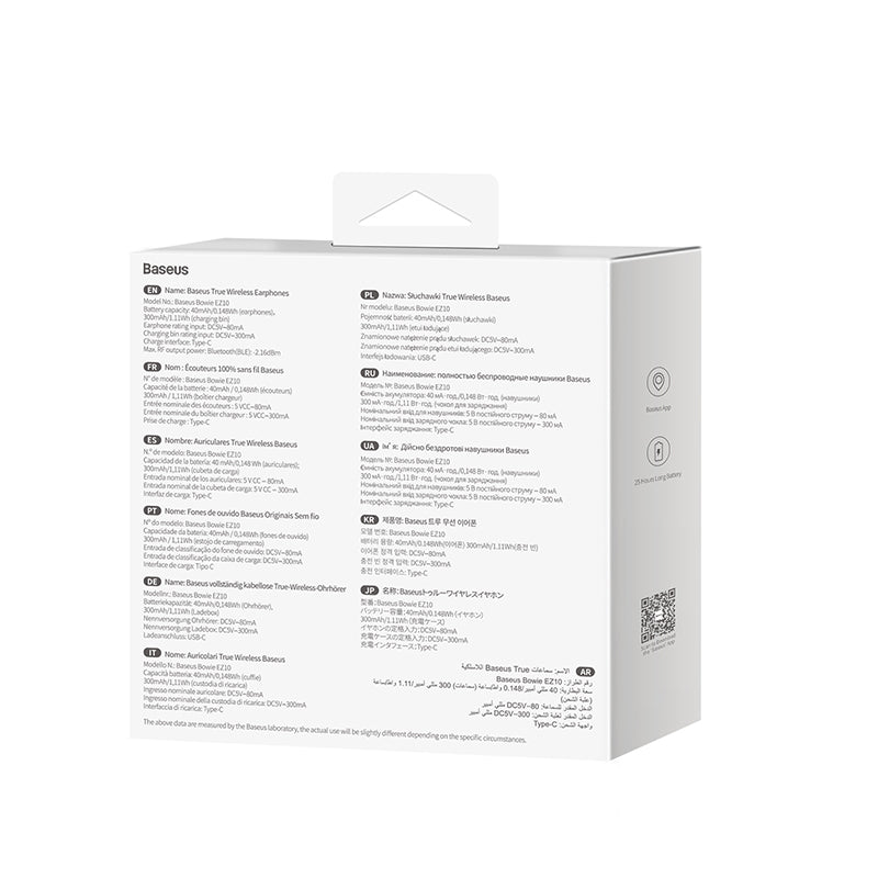 Baseus Bowie EZ10 True Wireless Earphones