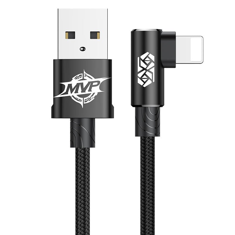 Baseus MVP Elbow Type Cable USB For IP 1.5A 2M Black