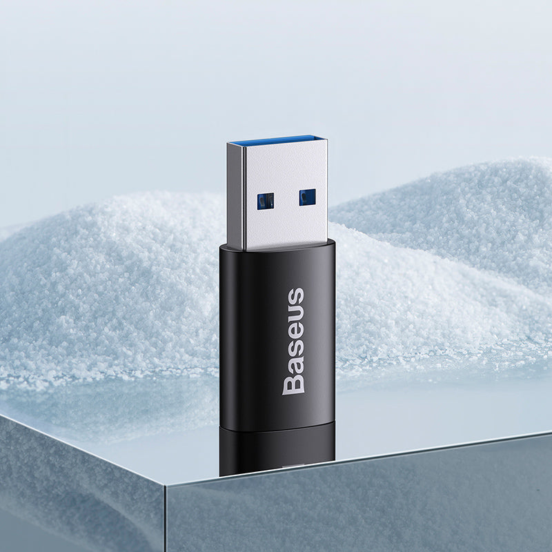 Baseus Ingenuity Series Mini OTG Adaptor USB 3.1 to Type-C  Black