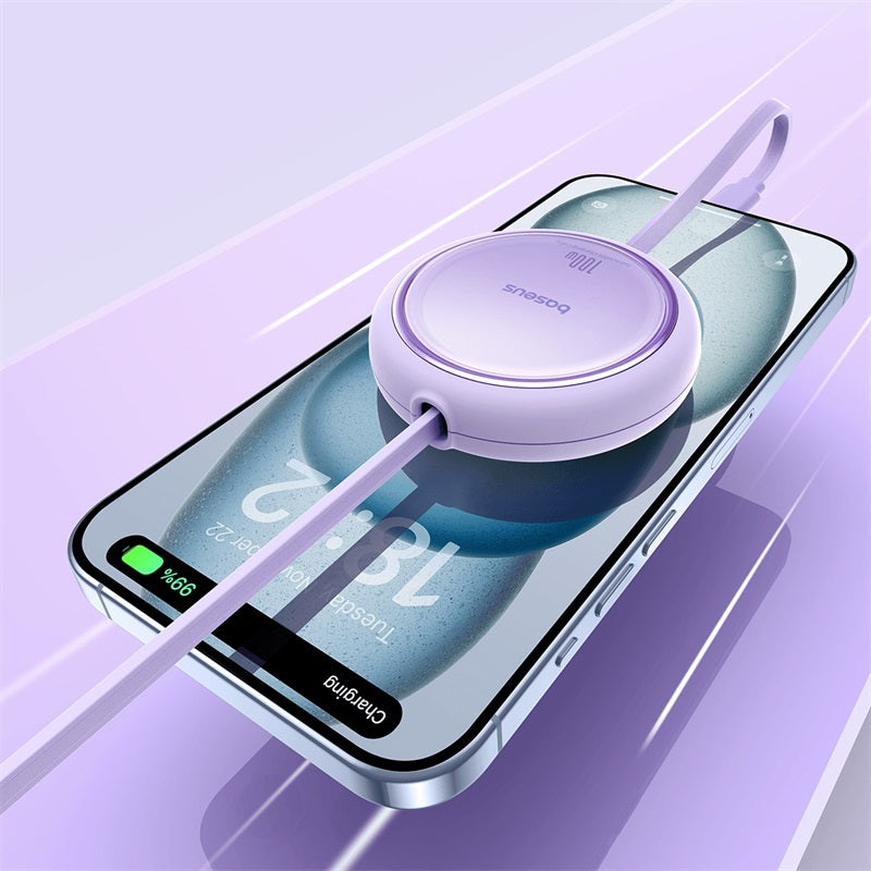 Baseus Free2Draw Mini Retractable Type-C to Type-C Charging Cable 100W 1M