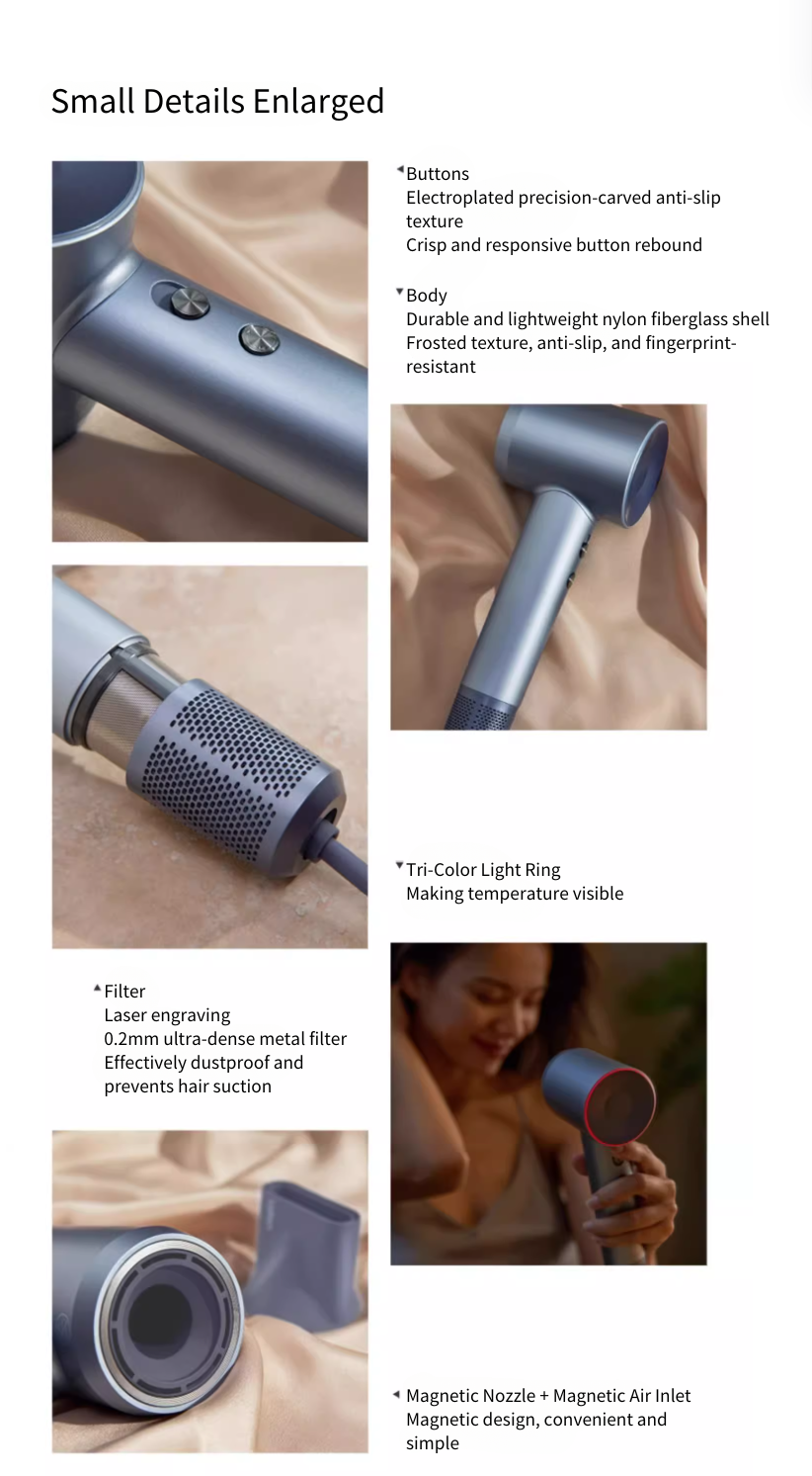 Laifen Swift Special High Speed Hair Dryer Bundle