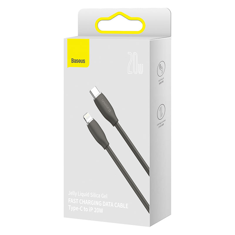 Baseus Jelly Liquid Silica Gel Type-C to Lightning Charging Cable 20W 1.2M