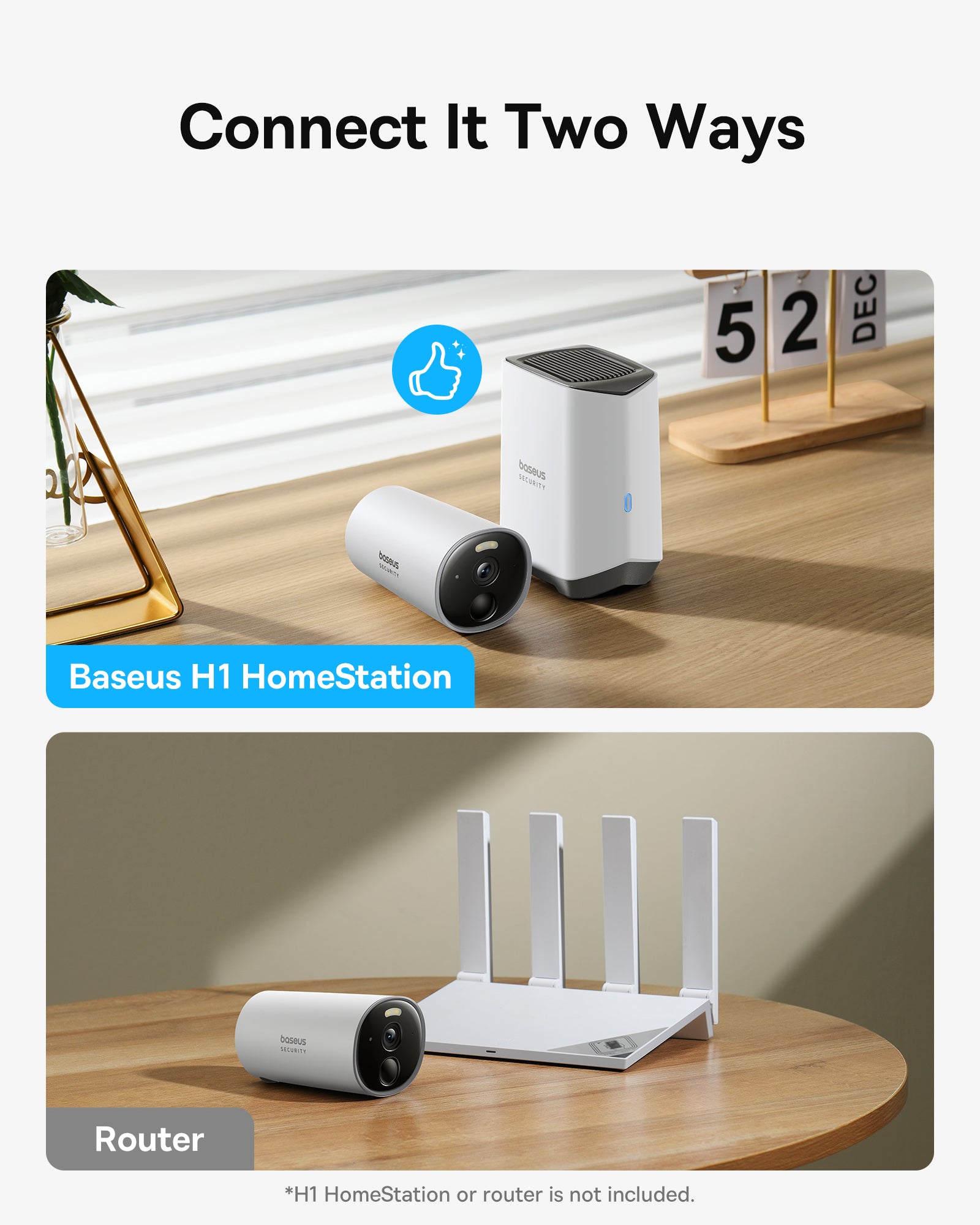 Baseus Security B1 Outdoor Camera 2K White